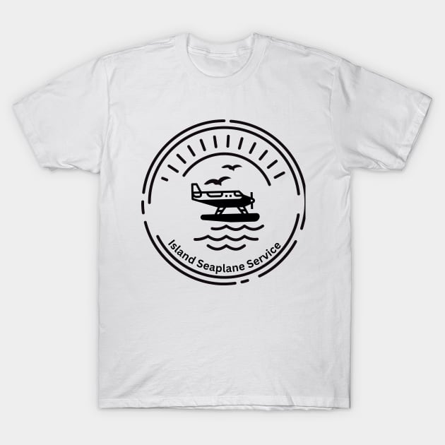 Seaplane Seal with Seagulls T-Shirt by Hayden Mango Collective 